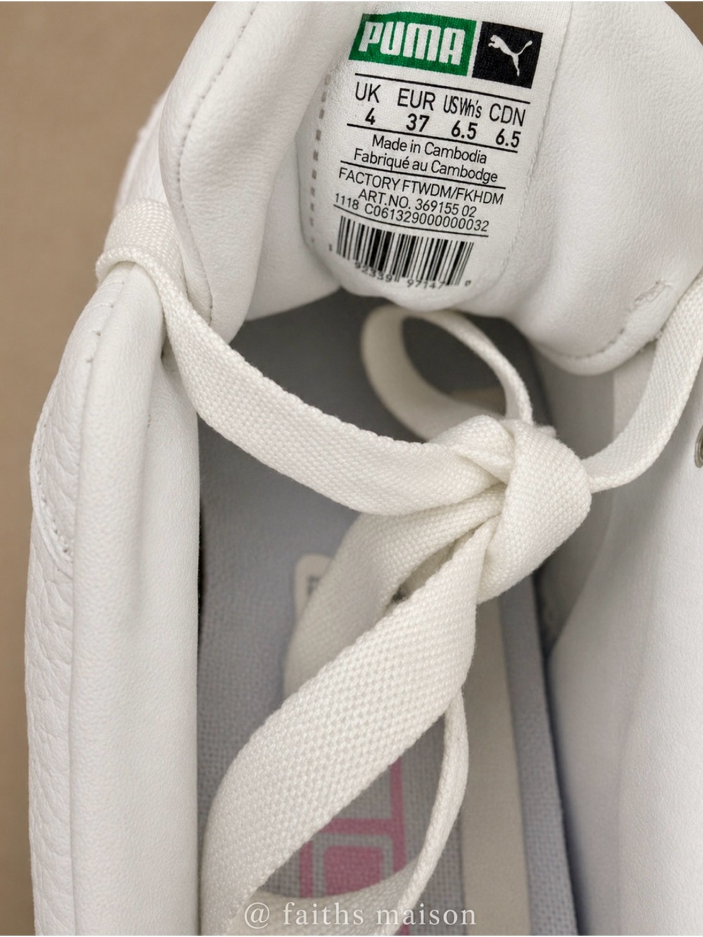 Women’s pink&white puma sport sneakers✨ - Picture 4 of 8
